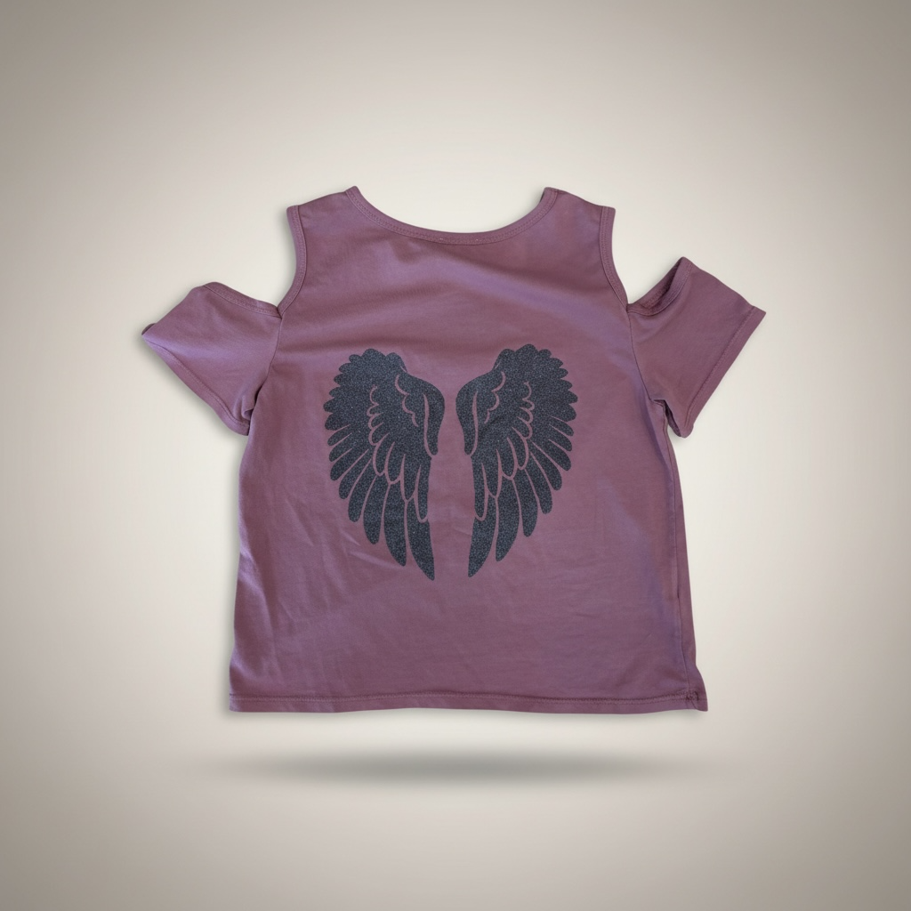 CAMISETA ALAS HOMBROS DESCUBIERTOS