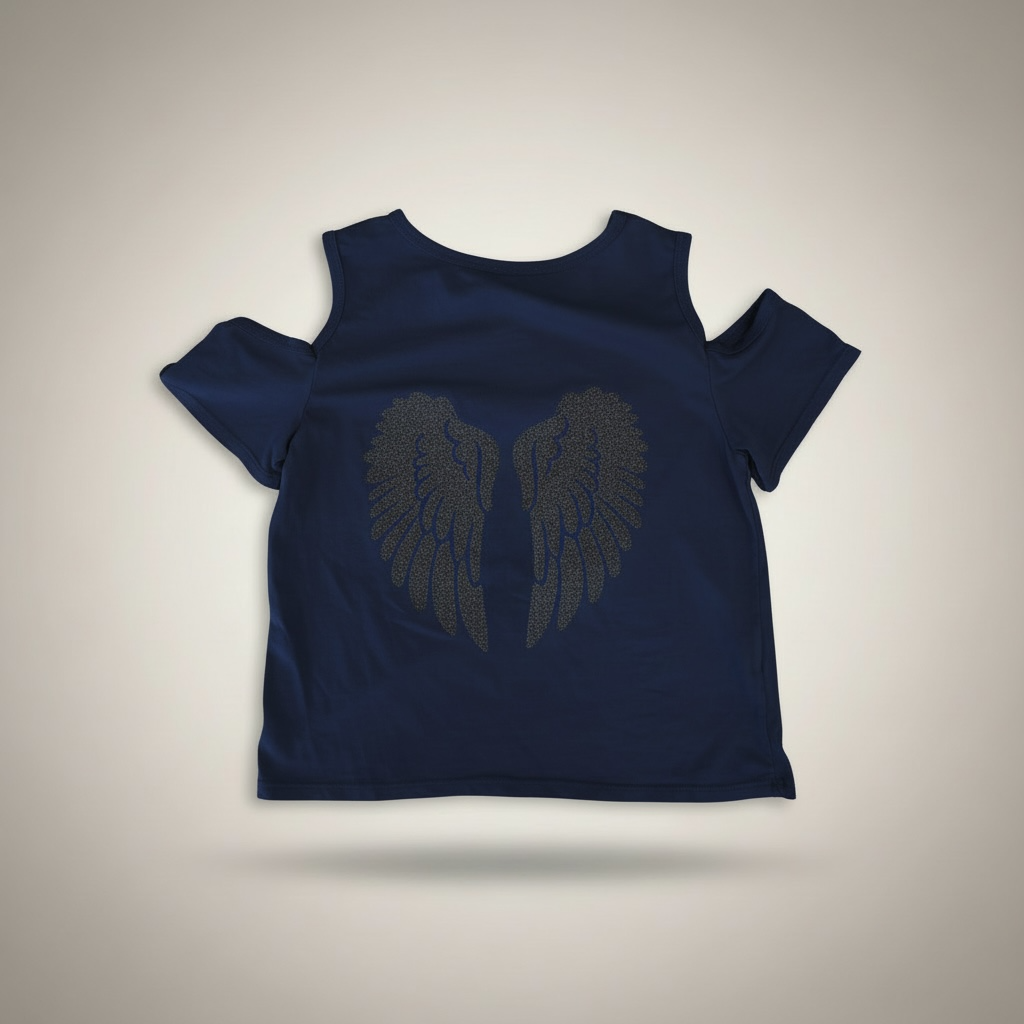 CAMISETA ALAS HOMBROS DESCUBIERTOS